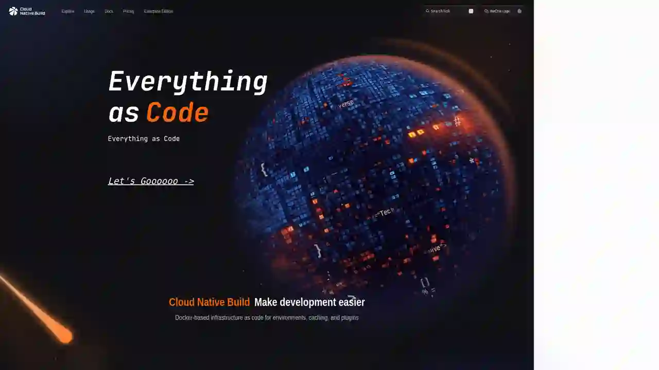 cnb.coolのトップページ(Everything as Code)